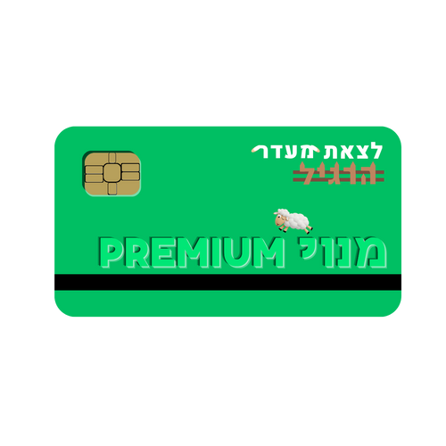 מנוי חודשי Premium בהתחייבות ל-12 חודשים